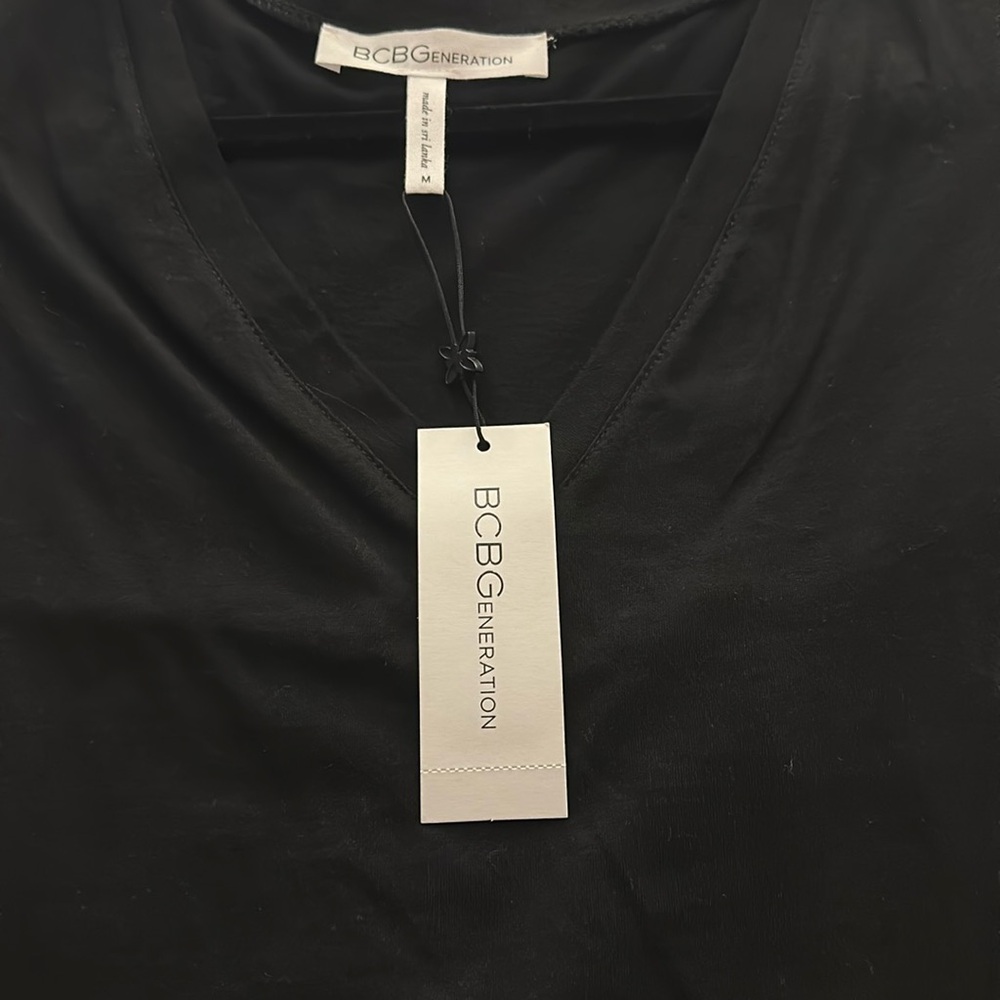BCBGeneration Black Tank Top - Picture 2 of 4